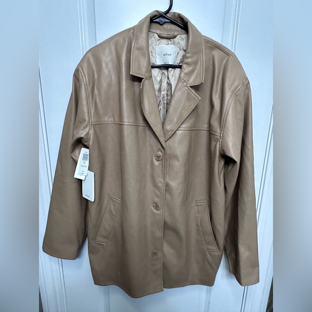 Wilfred Iris Leather Blazer